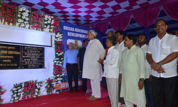 Naveen Laid Stone for OREDA Building, Launched Portal for Roof Top Solar Plant