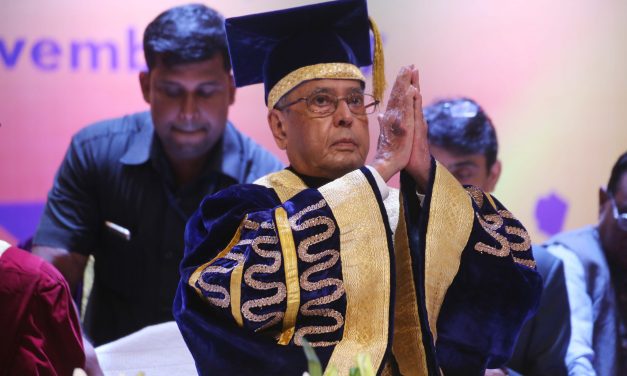PRANAB EMPHASISES BASIC RESEARCH FOR INDIAN UNIVERSITIES TO BE COUNTED AMONG THE BEST