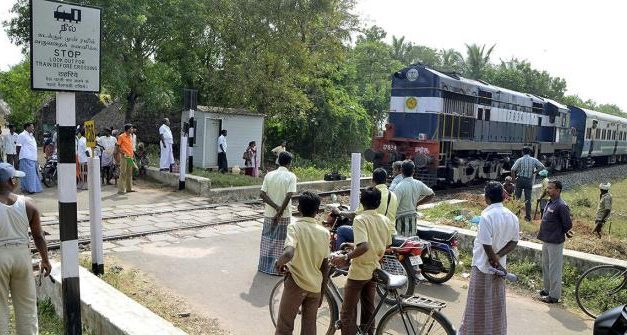 East Coast Rly Gate Mitra to man unmanned level crossing gates