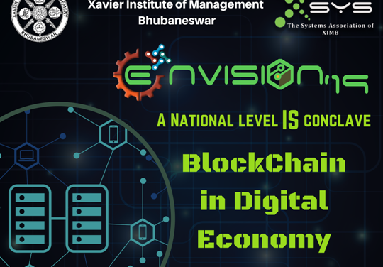 Envision 2019: XIMB to discuss ‘Blockchain in Digital Economy’