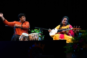 GKCM Award Festivsal: Debasmita’s Sarod & Ilena’s Odissi footwork spell bound the cultural connoisseurs on 5th evening