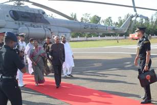 President Ramnath Kovind arrives in Gopalpur, to grace Army Air Defence College convocation