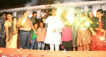 Odisha CM Naveen Patnaik celebrates Diwali with orphan children
