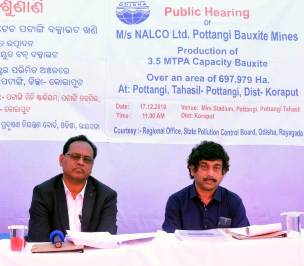 Locals in public hearing for environment clearance of Pottangi Mines voice support for Nalco