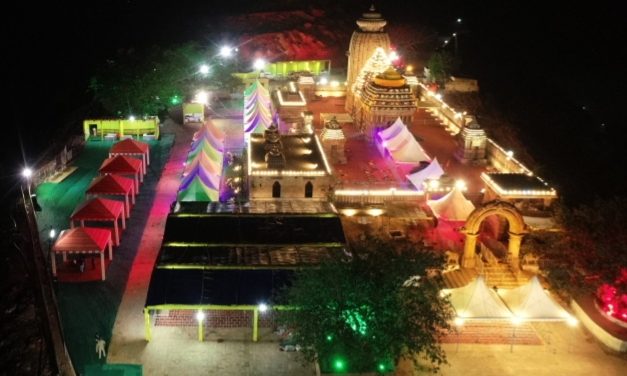 Odisha: Ganjam’s Tara Tareni temple illuminated for Chaitra Parva