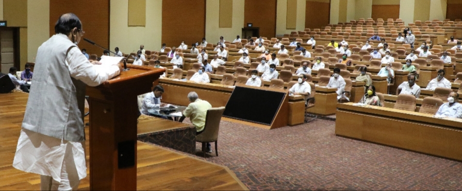 Odisha Assembly proceedings under COVID-19 shadow