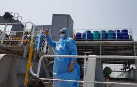Indian crew hospitalised with suspected coronavirus symptoms