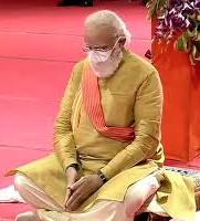 PM performs Bhoomi Pujan at ‘Shree Ram Janmabhoomi Mandir’