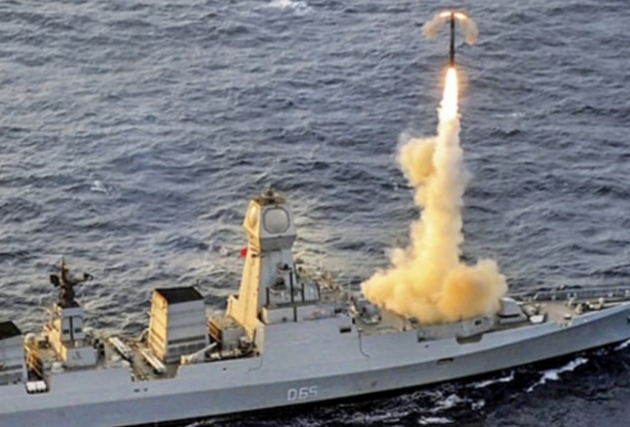 BrahMos Supersonic Cruise Missile Successfully Test Fired INS Chennai