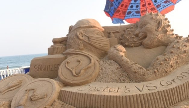 International Sand Art Exhibition in Odisha