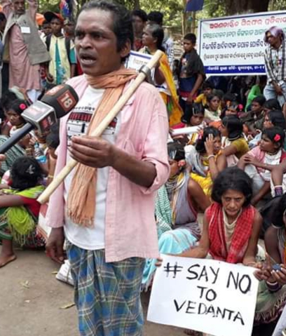 Anti Vedanta movement tribal leader bags Human Dignity Award-2020