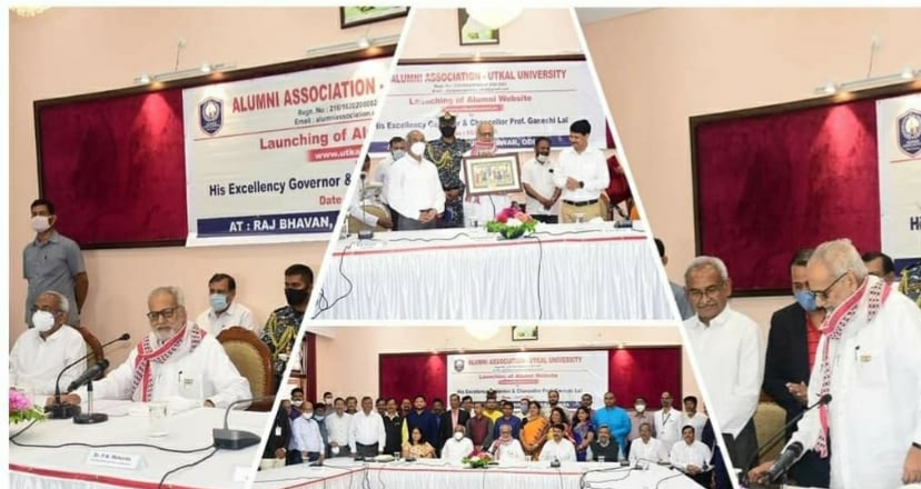Odisha guv unveils Utkal University Alumni Association website