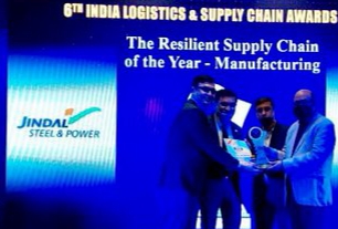 JSPL Bags prestigious Resilient Supply Chain of the year – Manufacturing Award