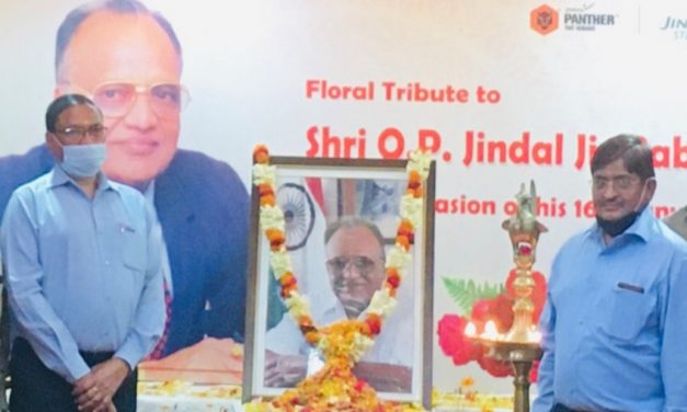 JSPL Barbil observes OP Jindal birth anniversary