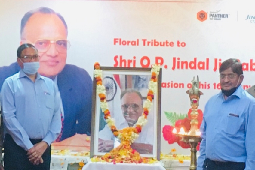 JSPL Barbil observes OP Jindal birth anniversary