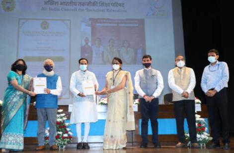 Union education minister  presents AICTE Lilavati Awards 2020 on women empowerment