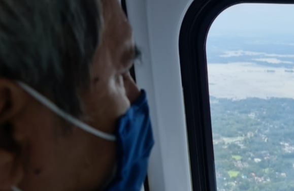 Odisha CM made aerial survey of cyclone hit areas