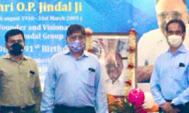 JSPL Barbil observes 91st Birth Anniversary of OP Jindal