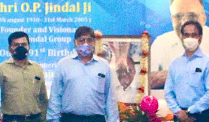 JSPL Barbil observes 91st Birth Anniversary of OP Jindal
