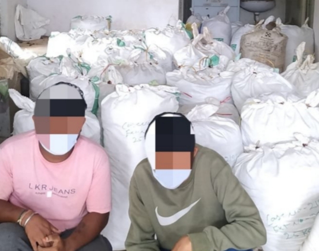 Odisha’s Jeypore Police seized over 1000 kgs of Ganja