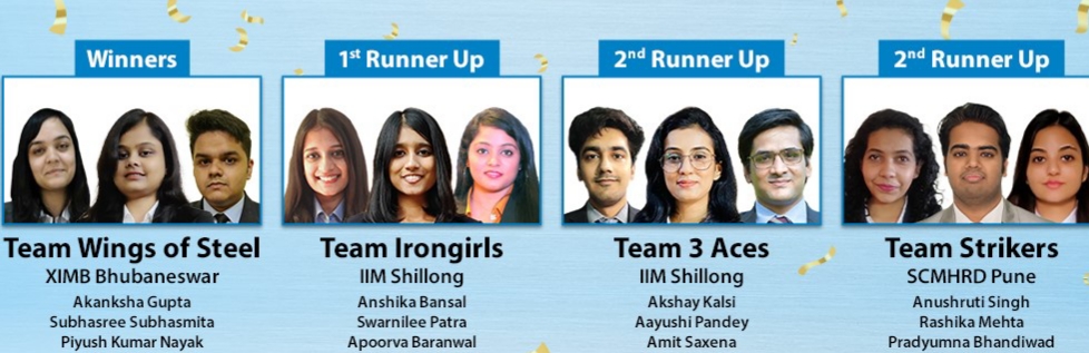 Tata Steel Season 8 of Steel-a-thon: XIMB winner, IIM Shillong runners up