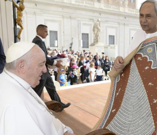 Odisha chief minister Patnaik meets Pope Francis in Vatican