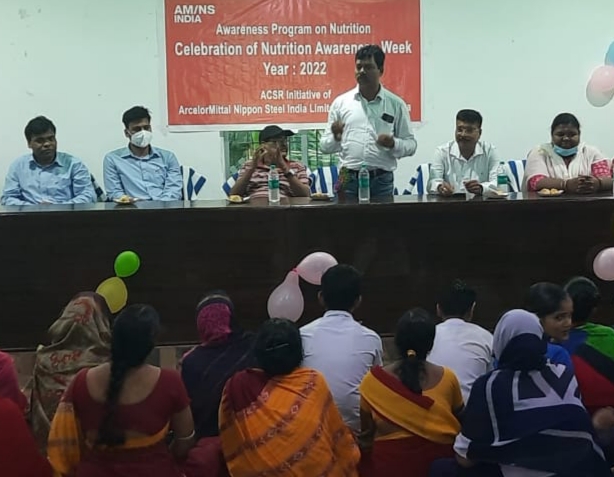 AM/NS observes Nutrition Awareness Week at Nuagarh