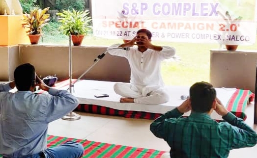 Nalco Operationalises Yoga & Wellness Centre at Angul Nalco Nagar