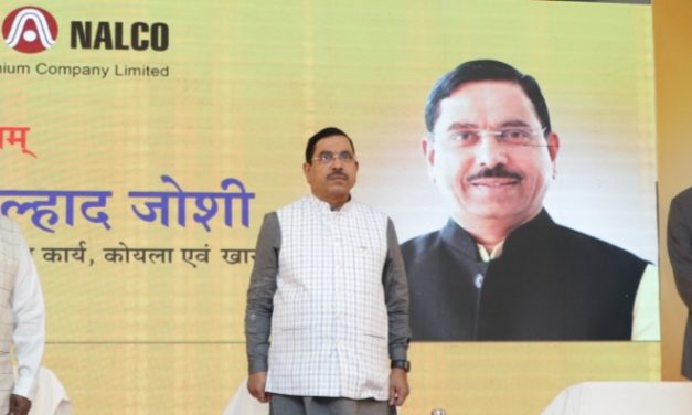 Union mines minister Pralhad Joshi lauds Nalco’s stellar performance, announces 1% of profit as production gift to employees