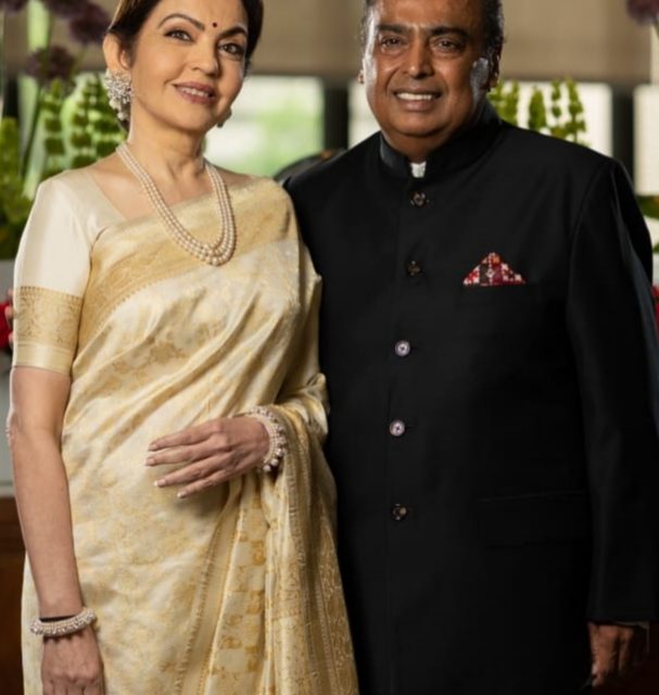 Mukesh & Nita Ambani at State Dinner in White House