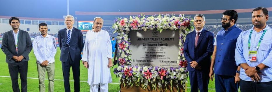 Odisha CM Naveen Patnaik inaugurates AIFF-FIFA Football Academy