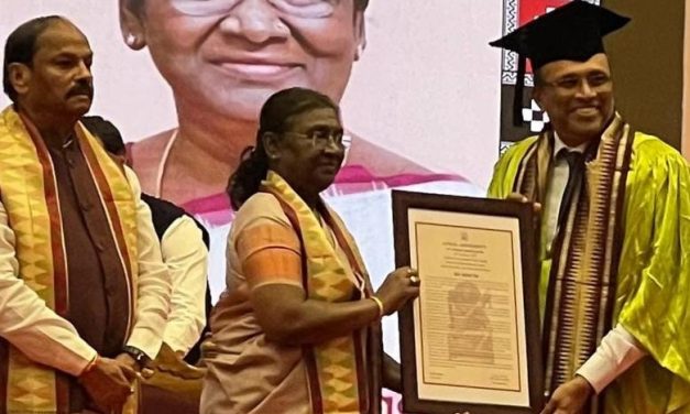 Hindalco MD Satish Pai conferred Honorary Doctorate Degree by President of India