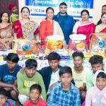NTPC Swayamsiddha Ladies Club provides food items to needy children
