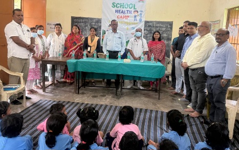 Subhadra Coal Mining organised School Health Camp at Tangarsahi