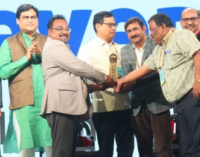 Odisha Stall at India Meririme Week 2025 bags Award