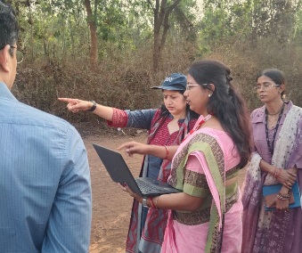 IDCO chief Ms. Usha Padhee goes for site selection in Athagarg for Industrial Parks